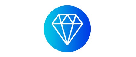 Dentale Diamant-Symbol
