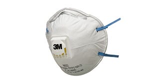 Produktabbildung der 3M Partikelmaske, FFP2, mit Ventil, 8822+

