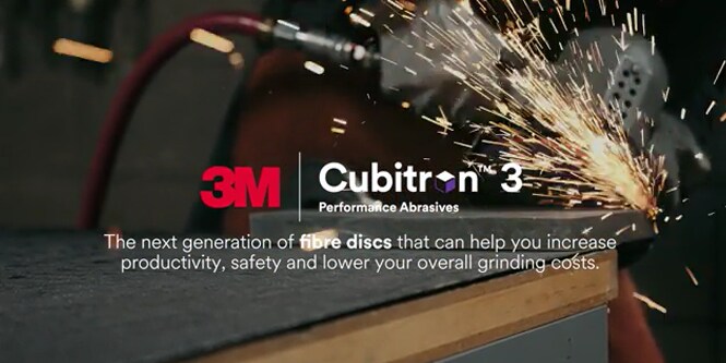 Bildvorschau des Produktvideos zur Cubitron Fiberscheibe 1182C

