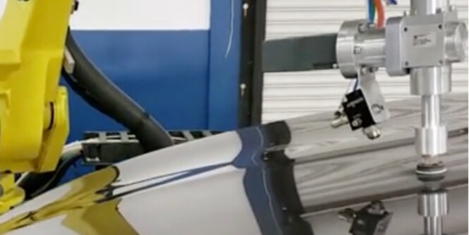 Automatisierte Anwendung zur Reparatur von Lackfehlern
