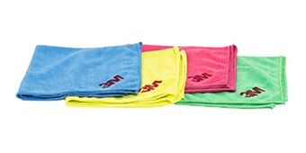 Nahaufnaheme von 3M™ Mikrofasertüchern 
