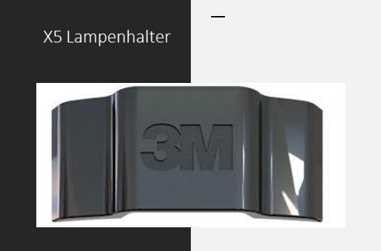 Neu: X5-Lampenhalter für Schutzhelme