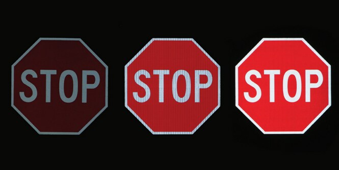 Symbol für Stoppschilder
