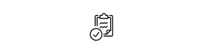 clipboard icon with checkmark
