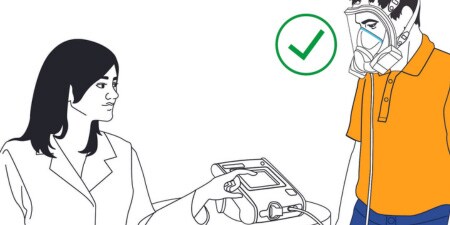 Illustration der quantitativen und qualitativen Dichtsitzprüfungen
