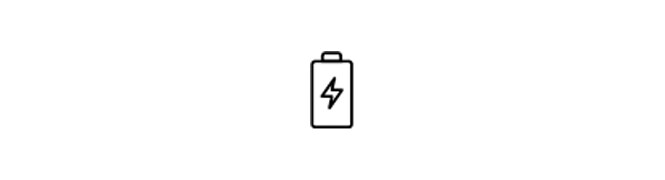 battery icon with lightning bolt
