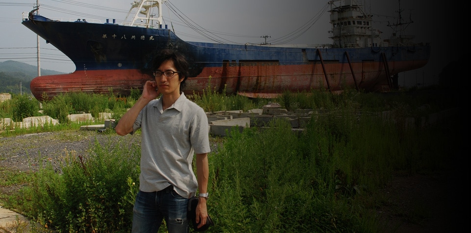 image of 3M employee, Takemasa Fuji, standing outside in Tohuku, Japan.
