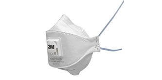  Produktabbildung der 3M Aura Partikelmaske, FFP2, mit Ventil 9322+
