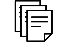 Symbol für technische Datenblätter
