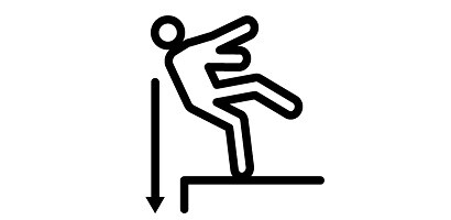 Absturzgefahren
