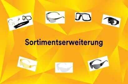 Sortimenterweiterung im Bereich Augenschutz 