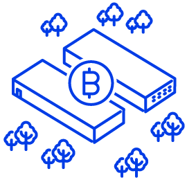 Grafik zu Rechenzentrum für Bitcoin-Mining