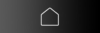Schwarzes Hintergrundbild mit einem weißen Haus-Symbol 
