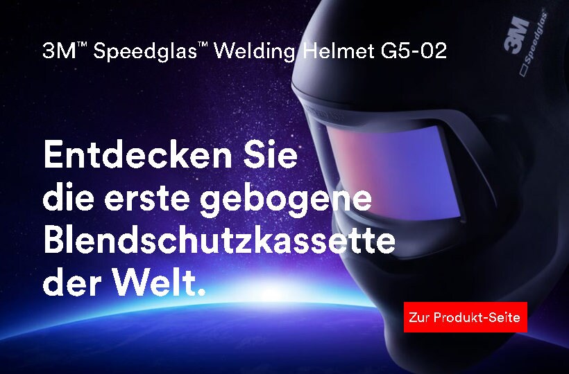 3M™ Speedglas™ Automatik-Schweißmaske G5-02 speziell für das WIG-Schweißen