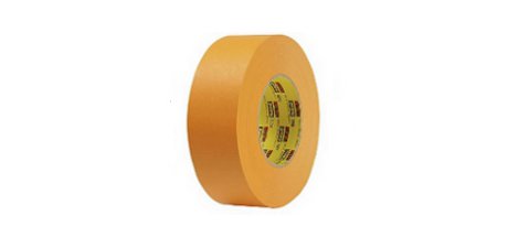 Bild von gestapelten Rollen des 3M™ Hochleistungs-Kreppklebebands 2525
