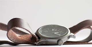 An analog watch.