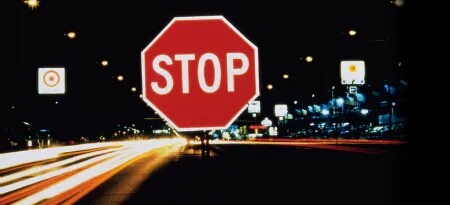 Helles Stoppschild
