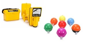 Bild des 3M™ Ortungs- und Markierungssystems mit speziell entwickelten Werkzeugen und Markierungen zur präzisen Lokalisierung, Kennzeichnung und Kartierung wichtiger unterirdischer Anlagen.
