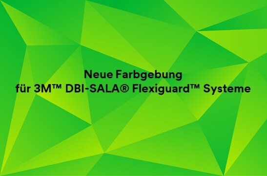 Neue Farbgebung für 3M™ DBI-SALA® Flexiguard™ Systeme 