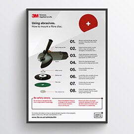 Bild eines 3M Fiberscheiben-Posters