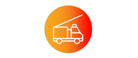 Symbol für Feuerwehrwagen

