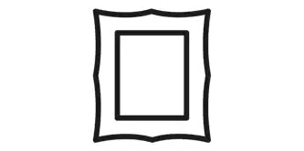Bilderrahmen Symbol
