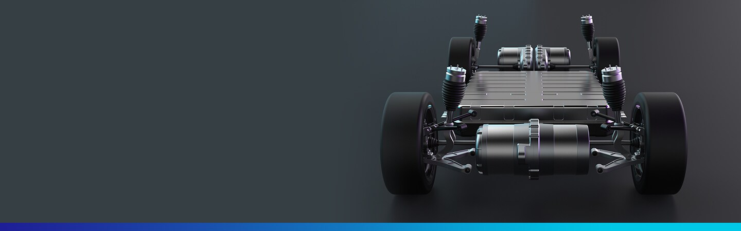 Banner: Elektrofahrzeug-Chassis für E-Mobilität
