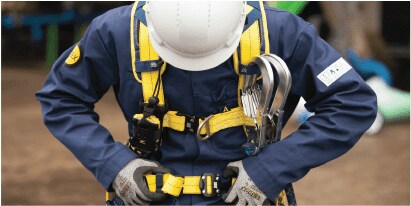 Technik für Arbeiten an hochgelegenen Arbeitsplätzen
